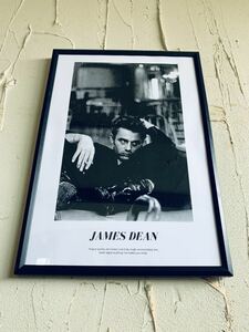 ジェームス ディーン JAMES DEAN 50s A4 ポスター 額付き 2