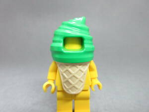LEGO★正規品 未使用 ソフトクリーム アイスクリーム 着ぐるみ 被り物 ミニフィグ シリーズ 同梱可能 レゴ minifigures ミニフィギュア