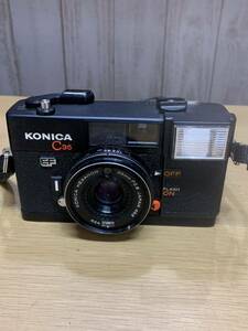 KONICA C35 コンパクトフィルムカメラ ブラック 動作未確認 HEXANON 38mm F2.8 コニカ フィルムカメラ 