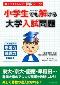 [A01984413]小学生でも解ける大学入試問題―親子でチャレンジ!算数ワーク