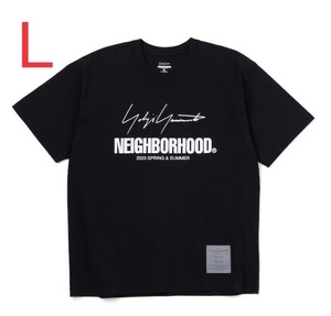 NEIGHBORHOOD Yohji Yamamoto Tシャツ ブラック Lサイズ 新品 未使用 ネイバーフッド ヨウジヤマモト 黒 22PCYYN-CS02S