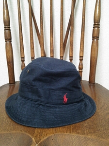 ポロ・ラルフローレン バケットハット Polo by Ralph Lauren 56cm 帽子