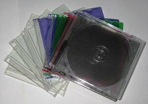 DVDケース50枚セット(5mmスリムケース/CDケース)