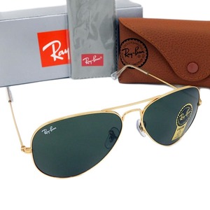 1円 ■ 新品同様 レイバン サングラス RB3025 ゴールド系 アビエーター ティアドロップ Ray Ban■E.Bgig.zE-22