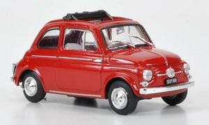 1/43 Fiat フィアット 500 1960 赤 RED Brumm ブルム　梱包サイズ６０