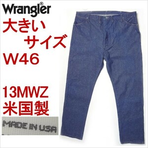 ラングラー Wrangler 13MWZ カーボーイカット ジーンズ 米国製 MADE IN THE USA W46インチ