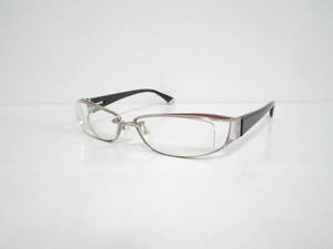 G◆別注モデル　JAPONISM　JN-406MS　COL-ROBK　EYE SQUARE OPTIQUE　ジャポニズム　silver 925使用　スクエア型　眼鏡　中古品