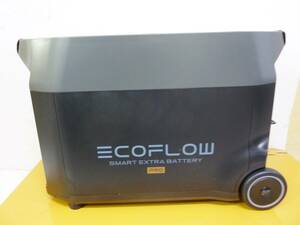 CV5642t 1円セール! 美品 展示品 EcoFlow DELTA Pro専用エクストラバッテリー DELTAPro EB-JP EFD500-EB 家庭では3日分の電力分