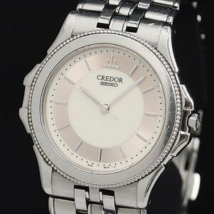 18KT + SS SEIKO CREDOR 8J81-6B70 セイコー クレドール メンズ 腕時計 稼動品