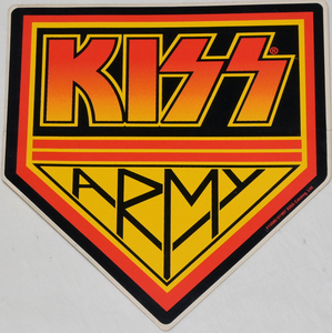 KISS キッス / ステッカーシール Rockerz / Made In USA by LPG international 正規品 未使用