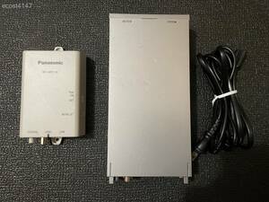 ★☆8中古★Panasonic PoE給電機能付 同軸-LANコンバーター BY-HPE11HとR セット☆★