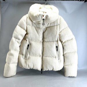 MONCLER モンクレール レディース ダウンジャケット ジップアップ ホワイト 表記サイズ00[327847