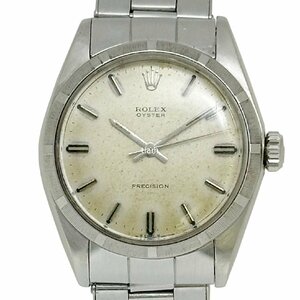 ROLEX ロレックス 6427 Oyster Precision オイスタープレシジョン シルバー 手巻き式 J59513