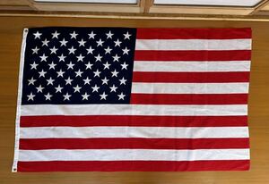 アメリカアメリカ国旗 大判 状態良好 ビンテージ　90x145