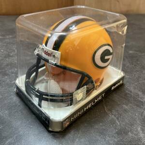 ☆未開封 Riddell リデル Green Bay Packers グリーンベイ パッカーズ NFL アメフト MINI HELMET ミニヘルメット(中古品/現状品/保管品)☆