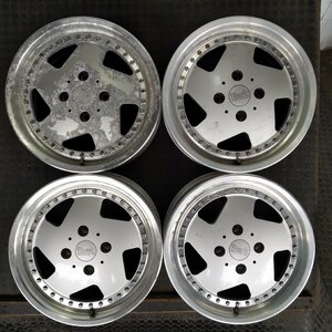 管理番号：S1-22【4本価格】【16×7J 4×114.3 ET+50 ハブ73】WORK STARK・日本製・店頭直接引取可能・下取り可能