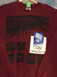 Lillehammer 94 スウェット　冬季　オリンピック　ノルウェー　USA アメリカ　ビンテージ　古着　アメカジ　ストリート　スケート