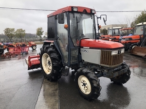 茨城県 ヤンマー トラクター US35 キャビン 1245hr 4WD 35馬力 パワステ ロータリー RSC1803 中古 直Q8566456