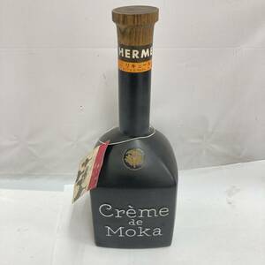 【未開栓】☆HERMES Creme de Moka☆ヘルメス クレーム ド モカ／28%／720ml／陶器ボトル／1285g／リキュール／酒／古酒／0