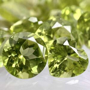 大量!!〔天然ペリドットおまとめ〕a 100ct 裸石 宝石 peridot jewelry ジュエリー ルース②