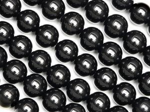 ブラックスピネル 丸玉 6mm【1連販売】 / 3-40 SP6M