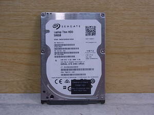 △G/078●シーゲート Seagate☆2.5インチHDD(ハードディスク)☆500GB SATA600 7200rpm☆ST500LM021☆中古品