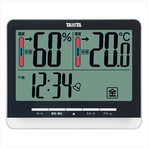 タニタ　デジタル温湿度計　ブラック K20611324 /l