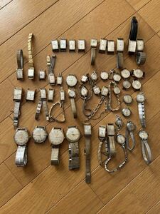 手巻き 48点　腕時計　まとめ売り/SEIKO/CITIZENセイコー　シチズン　他　ジャンク品 14kgf