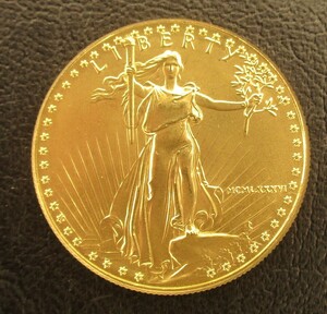 M-510　イーグル金貨コイン　50ドル　発行年1986年　アメリカ合衆国　22金Au916.7 　33.91ｇ 　直径32.7㎜　
