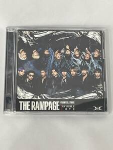 DVD付　THE RAMPAGE from EXILE TRIBE CD+DVD　INVISIBLE LOVE