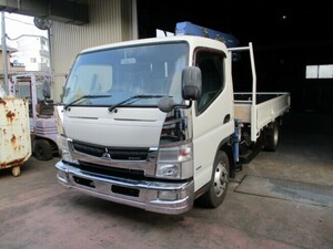 クレーン車 三菱ふそう キャンター TKG-FEB90 2014年 91,000km 【管理番号：EC-3714】3.5t超ワイ