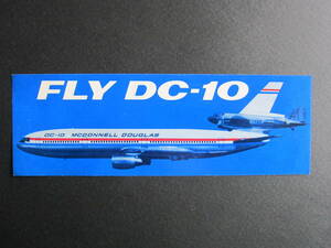 DC-10■マクダネル ダグラス■FLY DC-10■McDONNELL DOUGLAS■ステッカー