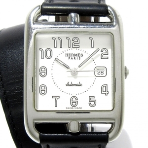 HERMES(エルメス) 腕時計 ケープコッド ドゥブルトゥール CC1.710 ボーイズ SS/2重革ベルト シルバー