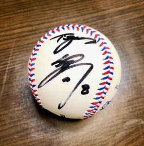 阪神タイガース虎の８番佐藤照明の直筆サインボールオールスター２０２３年