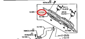 RX-8 SE3P 前期 マツダ 純正 15210A ラジエーター カウリング COWLING,RADIATOR 2003/02- ファン シュラウド Fan Shroud ラジエター