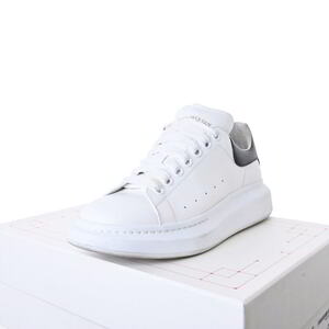 Alexander McQueen LARY カーフレザー レースアップ スニーカー 41 ホワイト アレキサンダーマックイーン KL4BPQCQ34