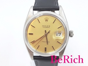 ロレックス ROLEX オイスターデイト プレシジョン 6694 手巻き メンズ 腕時計 ゴールド 文字盤【中古】【送料無料】bt2629