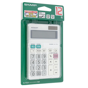 【ゆうパケット対応】SHARP 実務電卓 ミニナイスサイズタイプ EL-772J-X [管理:1100048913]