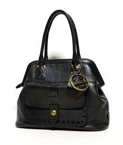 超希少11373★美品 COACH コーチ トートバッグ レザー ブラック ショルダーバッグ 65th 限定モデル トンプソン ヴィンテージ 本革 かばん