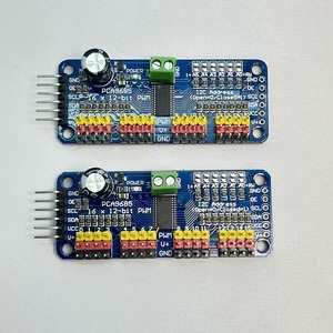 PCA9685 16チャンネル 12-ビット PWM Servo モーター ドライバー IIC モジュール Arduinoと互換VKLSVAN 2個 