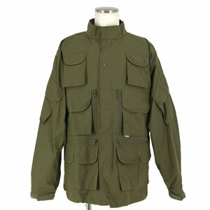 【新品同様】【美品】ダブルタップス WTAPS 2020AW NYCO TUSSAH モジュラージャケット サイズ03 L相当 202BRDT LKM01 オリーブドラブ