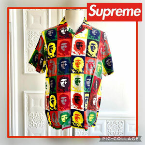 ★新品未使用★Supreme Che Rayon S/S Shirt Multi M シュプリーム チェ ゲバラ レーヨン 半袖 シャツ トップス アウター 派手柄 赤 20SS