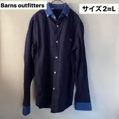 Barns outfitters バーンズ　ボタンダウンシャツ　メンズL