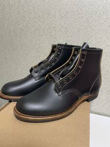 【未使用】RED WING 9060 Beckman Boot FLAT BOX US8D 26cm レッドウィング ベックマンブーツ フラットボックスブラッククロンダイク 茶芯