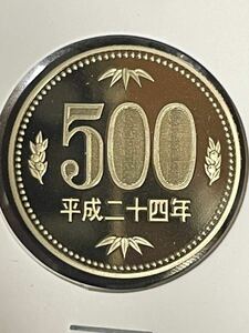 2012年桜の通り抜けプルーフ貨幣セット出し　五百円プルーフ貨幣(未使用)