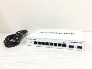 〇FORTINET FortiSwitch-108E FS-108E スイッチ ケーブル付属 動作品