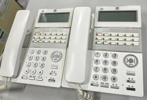 サクサ ビジネスフォン TD810(W) 18ボタン 電話機　2台セット　大阪発 20240411-o91