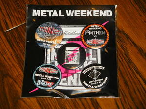 未開封新品 LOUDNESS ANTHEM RIOT V METAL WEEKEND 缶バッジ5種セット