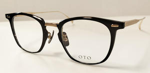OTO　日本製　チタン　メンズ　OM-001　ブラウン/ゴールド　チタンパッド　オト
