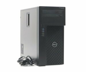 DELL Precision 3620 Tower Xeon E3-1220 v5 3.00GHz 8GB 256GB(SSD) Quadro K620 DVD+-RW Windows10 Pro 64bit